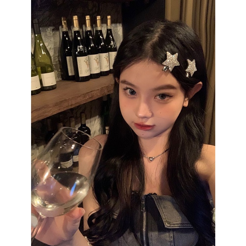 กิ๊บติดผมอะคริลิค รูปดาว เครื่องประดับ สําหรับเด็กผู้หญิง จํานวน 1 ชิ้น