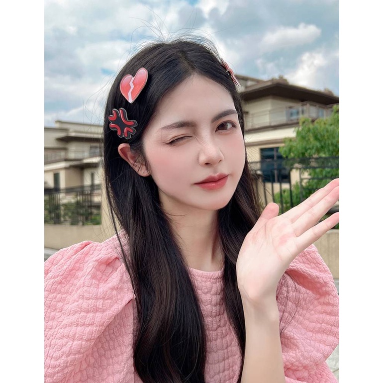 กิ๊บรูปหยดน้ำ กิ๊บติดผม ลายการ์ตูน น่ารัก (พร้อมส่งจากไทย)