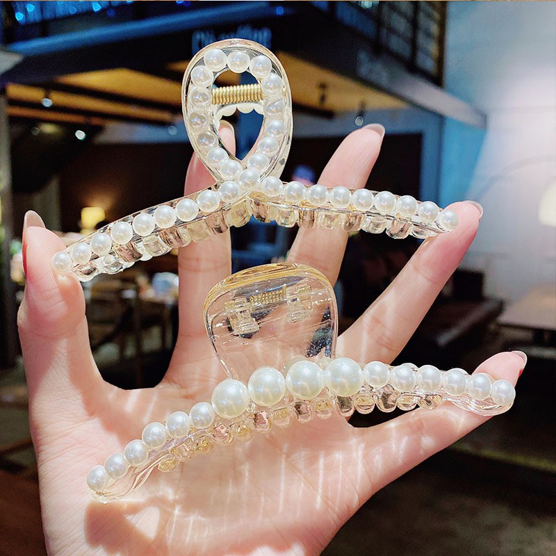 กิ๊บหนีบผมไข่มุกขนาดใหญ่ 8-11 cm  งานน่ารัก สไตล์เกาหลีสินค้าอยู่ที่ไทยพร้อมส่ง1-2วันถึง