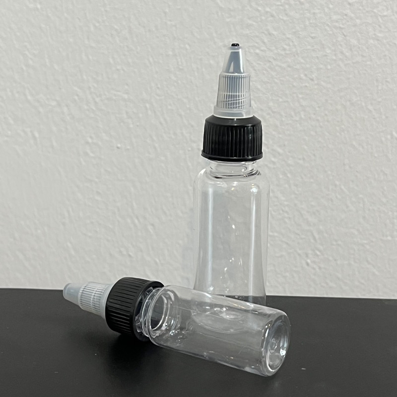 ขวดเเบ่ง ขวดพลาสติกใส/สำหรับใส่หมึก/ใส่สี/ขนาด 1/2 Oz./ขนาด1 Oz.