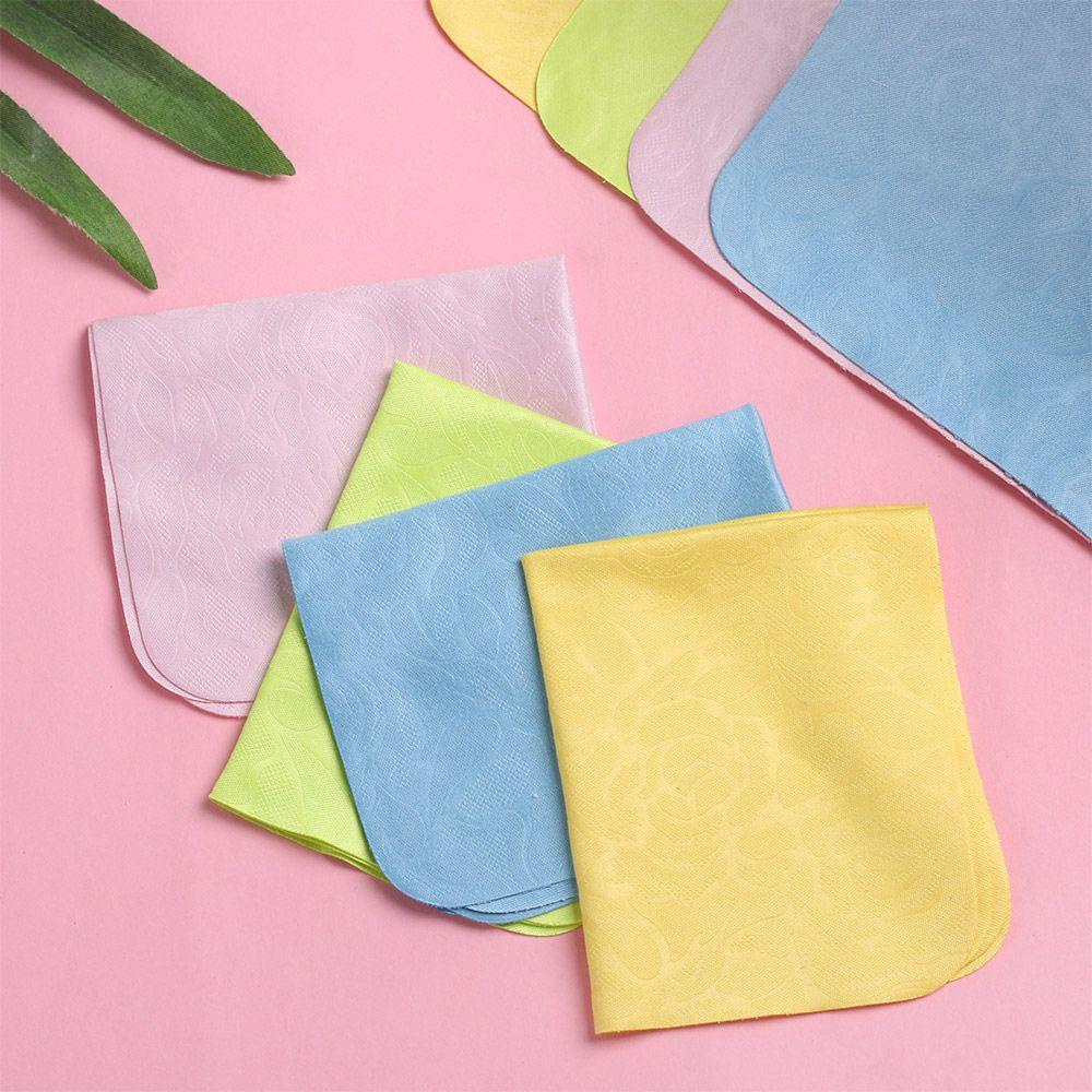 ความนุ่มนวล 1/2/3/4 ชิ้น สุ่มสี แว่นตา ผ้าทําความสะอาดหน้าจอ เลนส์กล้อง หน้าจอโทรศัพท์