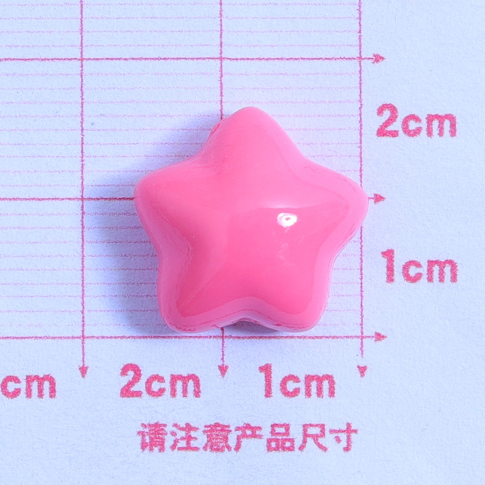จี้รูปดาว สีพื้น แวววาว หลากสีสัน สําหรับงาน DIY 20 ชิ้น