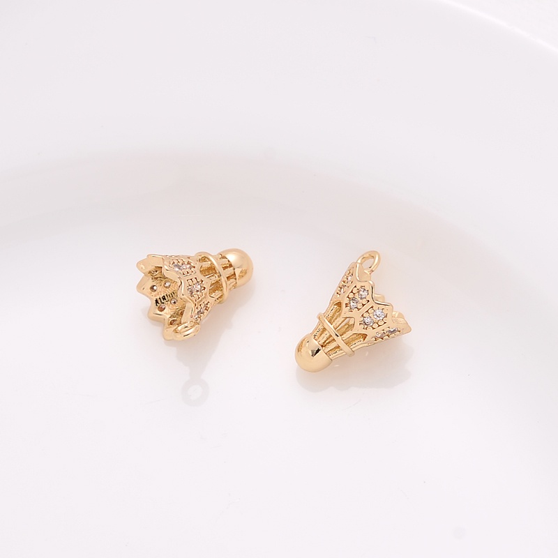 จี้สร้อยคอ สร้อยข้อมือ ชุบทองแดง 14K ประดับเพทาย รูปพระอาทิตย์ พระเจ้า แฮนด์เมด diy