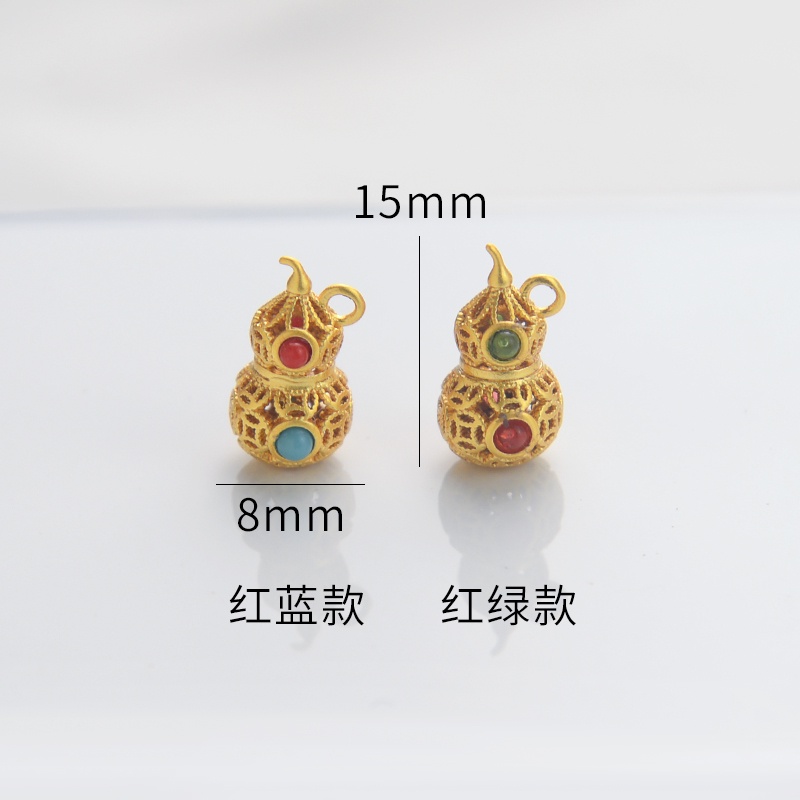จี้สร้อยคอ สร้อยข้อมือ ทองคํา น้ําเต้า สไตล์โบราณ diy