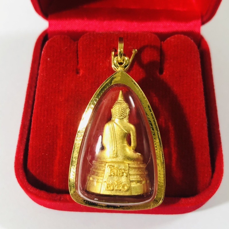 จี้หลวงพ่อโสธร รุ่น10วัดโสธรวรารามวรวิหาร เลี่ยมทอง90% กันน้ำ