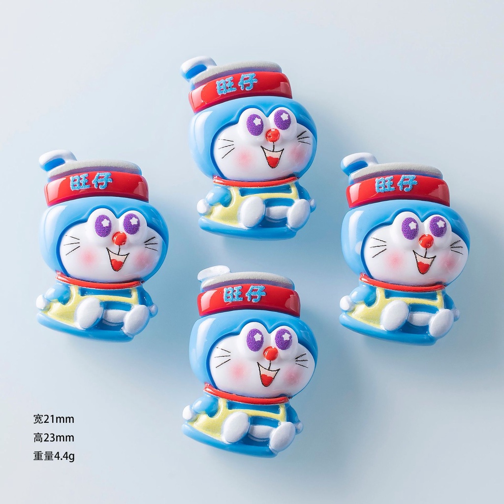 จี้เรซิ่น รูปการ์ตูนโดราเอมอน DIY 10 ชิ้น