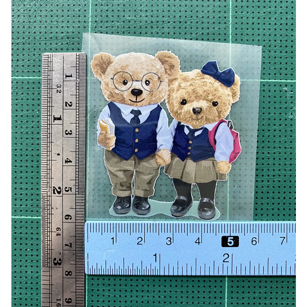 ตัวรีดการ์ตูนสุดฮิต   Polo bear 2    รีดง่าย ตัวรีดติดเสื้อ สติกเกอร์รีดติดเสื้อ
