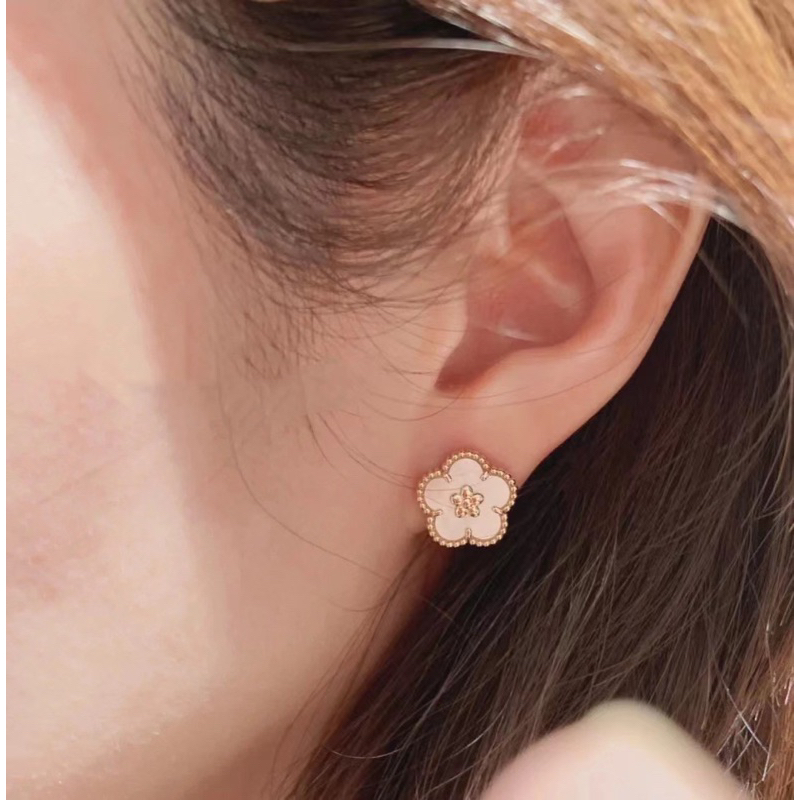 ต่างหู VC(PinkGold) เกรดVIP ใช้สลับ  พร้อมกล่อง