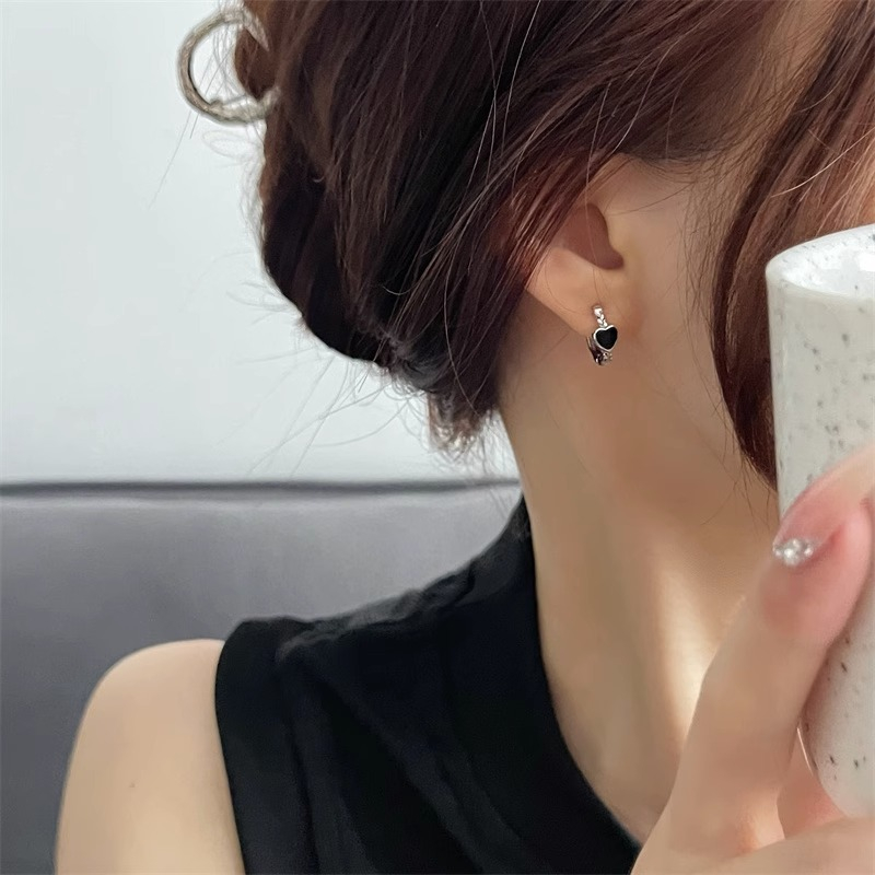 ต่างหูกระดุม เงินแท้ S925 ประดับเพทาย หลากสีสัน สําหรับผู้หญิง