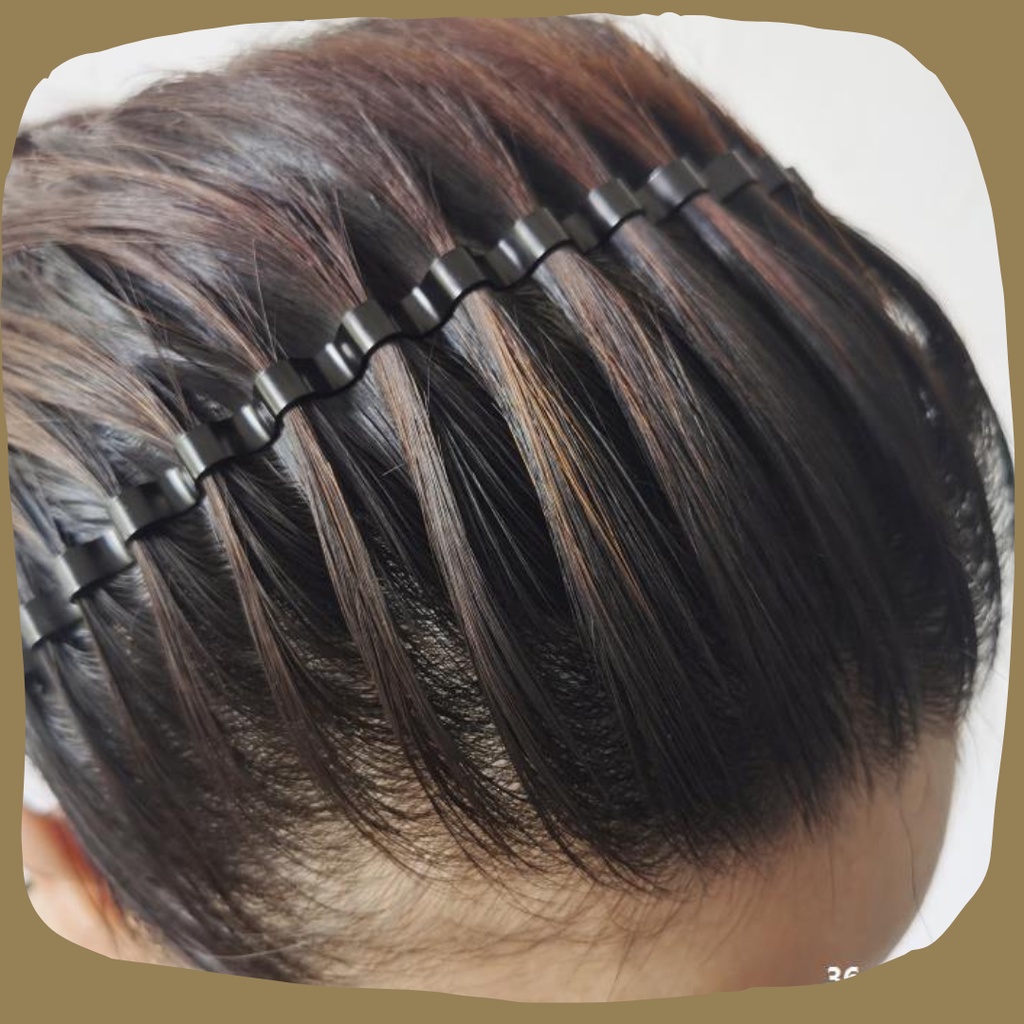 ที่คาดผมผู้ชาย  1 ชิ้น   Headband Men (CLASSIC PLUSH) ที่คาดศีรษะ ที่คาดผม สไตล์เกาหลีเรียบง่าย แฟชั่นผู้ชาย