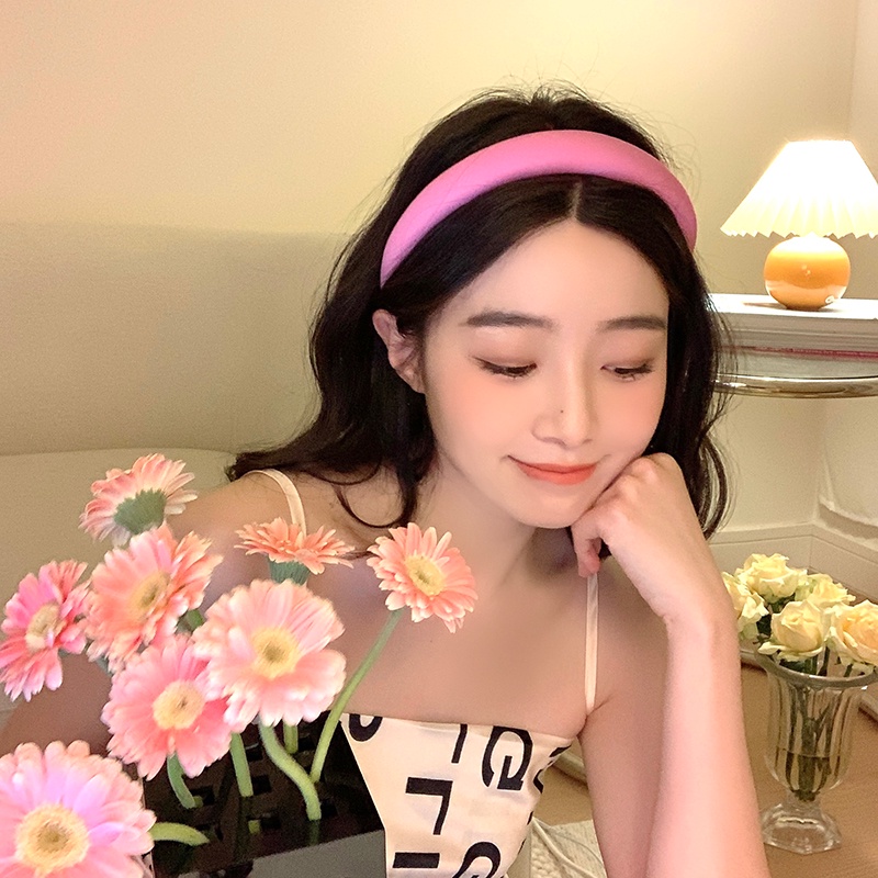 ที่คาดผมฟองน้ํา ประดับไข่มุกน่ารัก เครื่องประดับ แฟชั่นสําหรับเด็กผู้หญิง
