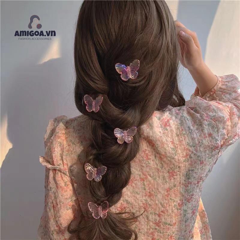 บติดผม รูปผีเสื้อนางเงือก แฟชั่นสวยงาม