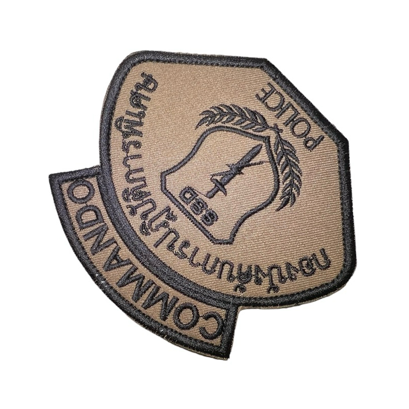 ป้ายผ้า อาร์ม สนว01 กองบังคับการปฏิบัติการพิเศษ COMMANDO ติดตีนตุ๊กแก