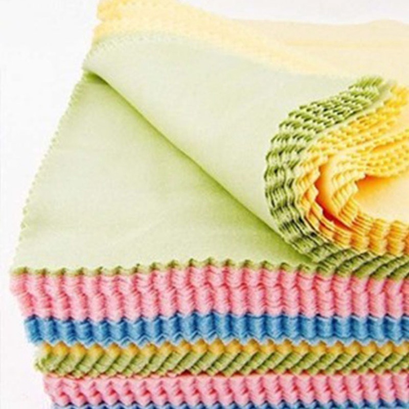 ผ้าไมโครไฟเบอร์ สําหรับเช็ดทําความสะอาดเลนส์กล้อง สุ่มสี