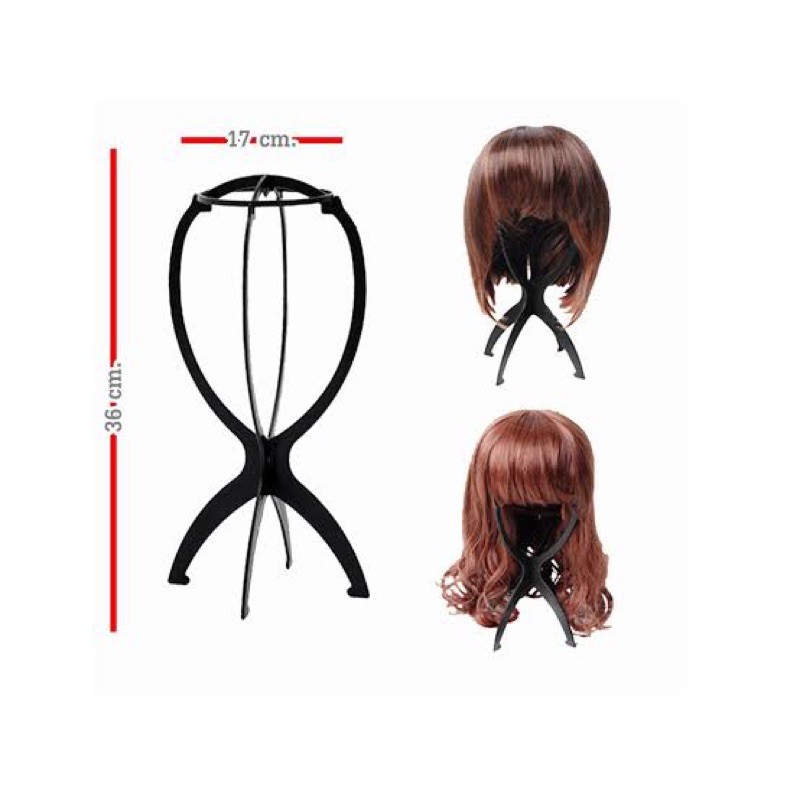 พร้อมส่ง  ขาตั้งวิกพลาสติก ที่วางวิก ถอดประกอบได้ สูง 35 ซม.