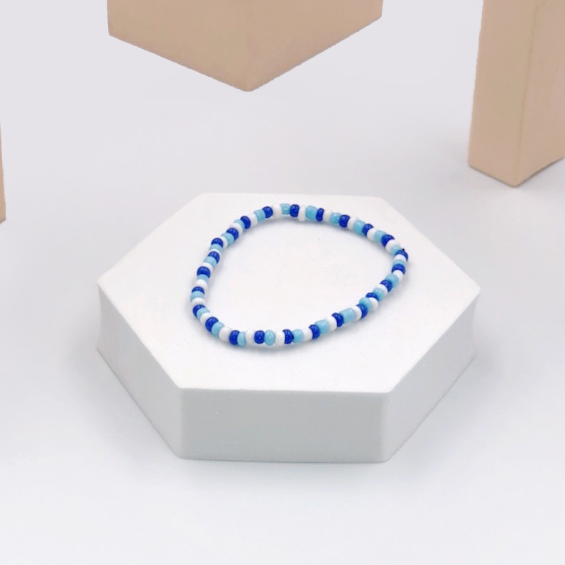 [พร้อมส่ง] สั่งความยาวได้ สร้อยข้อเท้า สร้อยข้อเท้าลูกปัด กำไลข้อเท้า anklet ไอเทมไปทะเล