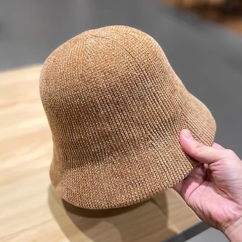 พร้อมส่ง  หมวกไหมพรม  งานร่องเล้ก ปีกแคป แฟชั่นวินเทจ