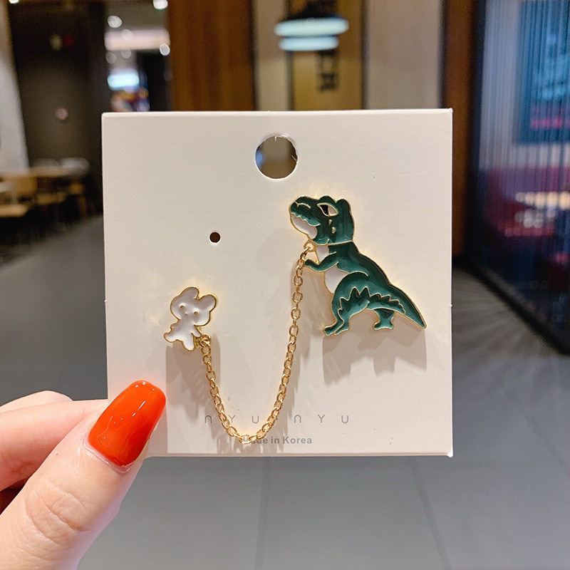 ( พร้อมส่ง  ) เข็มกลัดกระเป๋า/ปกเสื้อโลหะลายการ์ตูนสัตว์น่ารักๆ/ของขวัญปัจฉิม