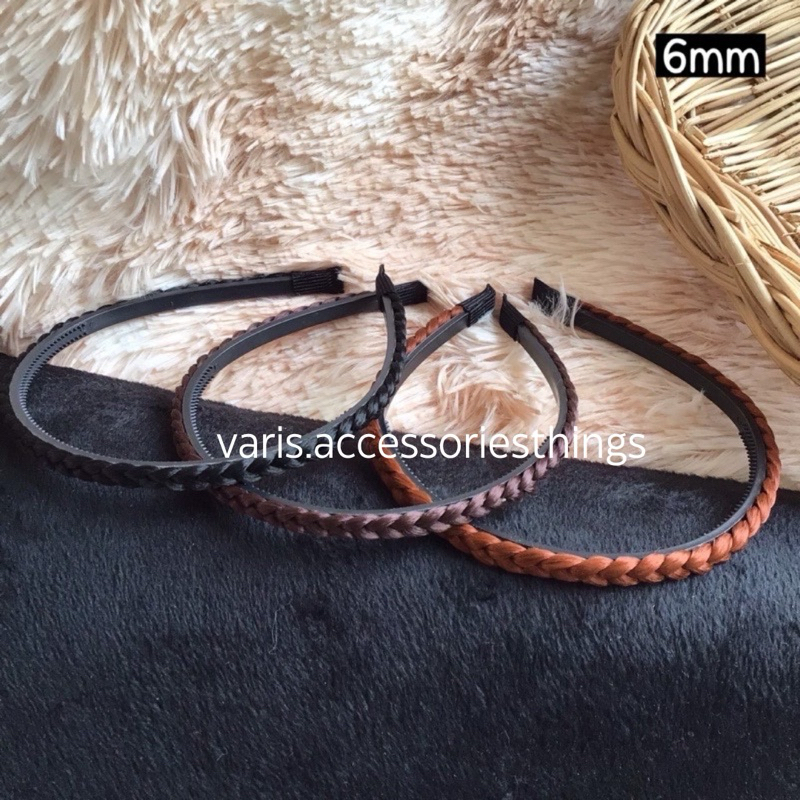 พร้อมส่ง เปียที่คาดผมขนาด 6mm