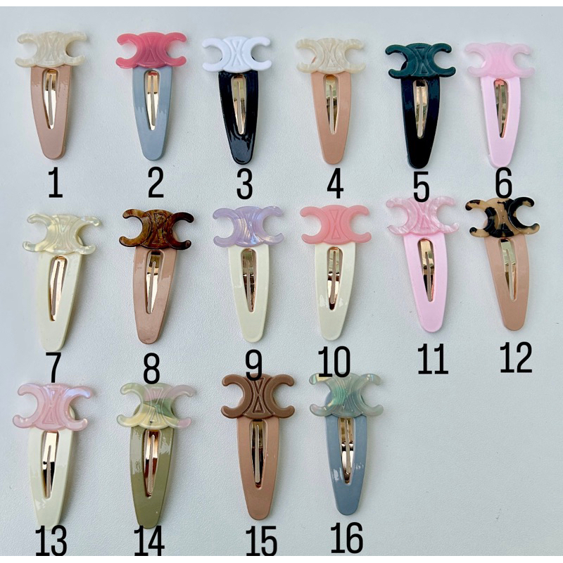 พร้อมส่งจากไทย hairclipกิ๊บติดผมแฟชั่นสไตล์เกาหลี(1ชิ้น)ขนาด6cm. กิ๊บเกาหลี