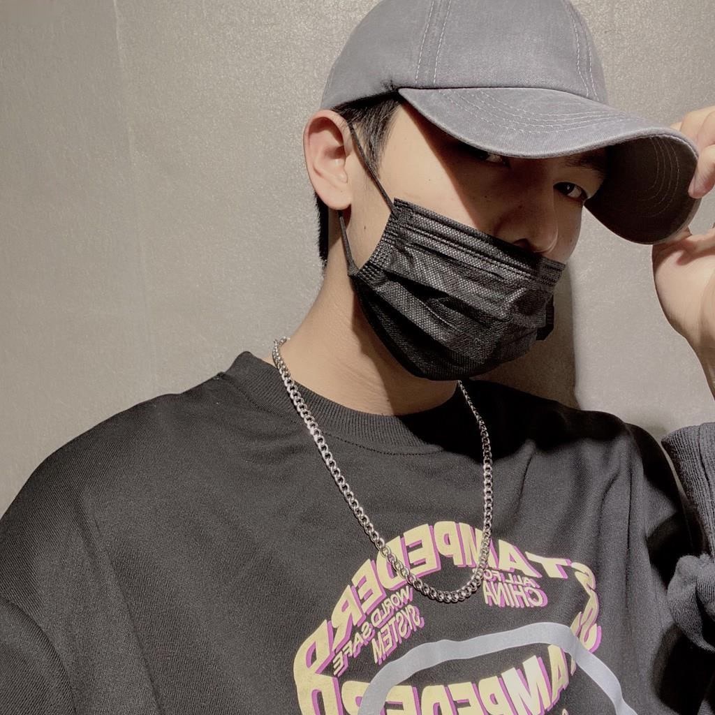 พร้อมส่งจากไทย เครื่องประดับแฟชั่น สร้อยคอโซ่ hiphop สร้อยคอฮิปฮอป เท่ห์ๆ สไตล์เกาหลี N139