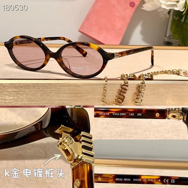 มาเพิ่มแล้วค๊าาา แว่นตา Miu M** ทรงเก๋ๆ สไตร์มินิมอล สุด100%  miu miu sunglasses