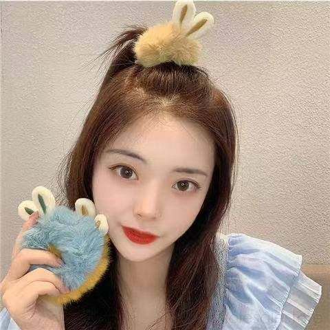 ยางรัดผม หูกระต่าย น่ารักๆ สำหรับผู้หญิง