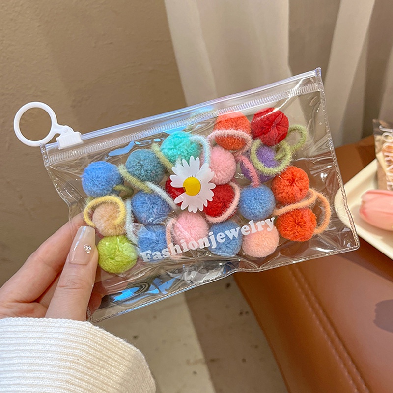 ยางรัดผม แบบนิ้วหัวแม่มือ น่ารัก สําหรับเด็กผู้หญิง หนังศีรษะ ยางรัดผมเด็กทารก