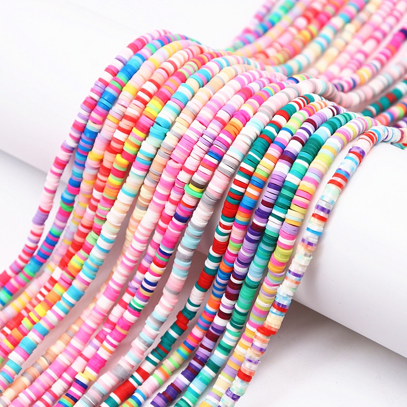 ลูกปัดดินโพลิเมอร์ Diy สําหรับทําเครื่องประดับ 4/6 มม. 350 ชิ้น / ล็อต