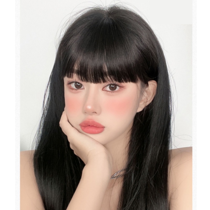 วิกผมหน้าม้าปลอม ไร้รอยต่อ ดูเป็นธรรมชาติ สําหรับผู้หญิง