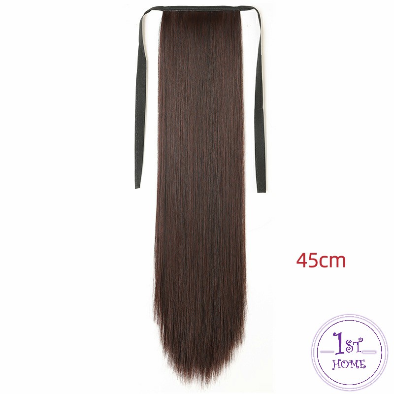 วิกผมหางม้าตรง หางม้ารัดๆ ที่คาดผมปลอม หางม้าปลอม ผมตรง wig straight ponytail
