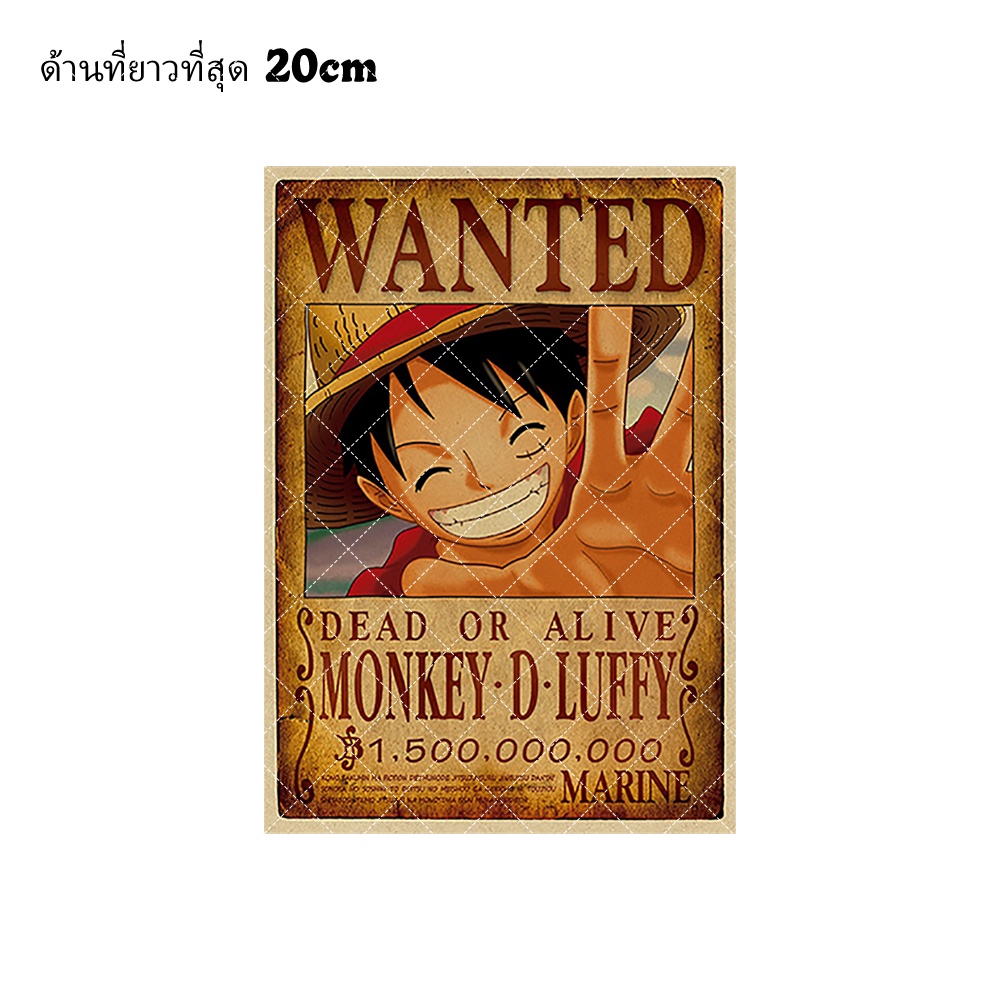 สติกเกอร์ไวนิล ลายอนิเมะญี่ปุ่น One Piece ซักล้างได้ สําหรับติดตกแต่งเสื้อผ้า DIY