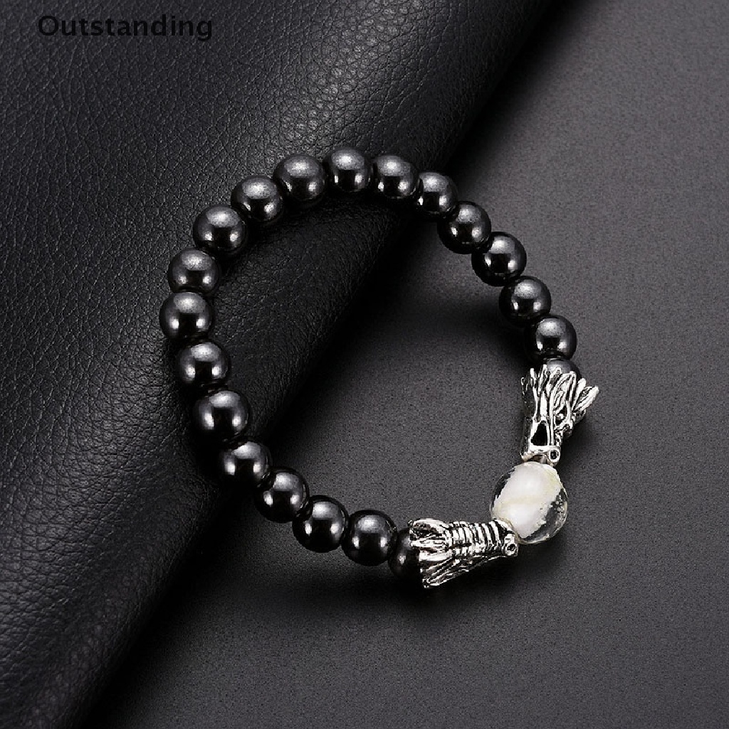 สร้อยข้อมือ ลูกปัดหินเฮมาไทต์ แม่เหล็ก เครื่องประดับ ของขวัญ เพื่อสุขภาพ