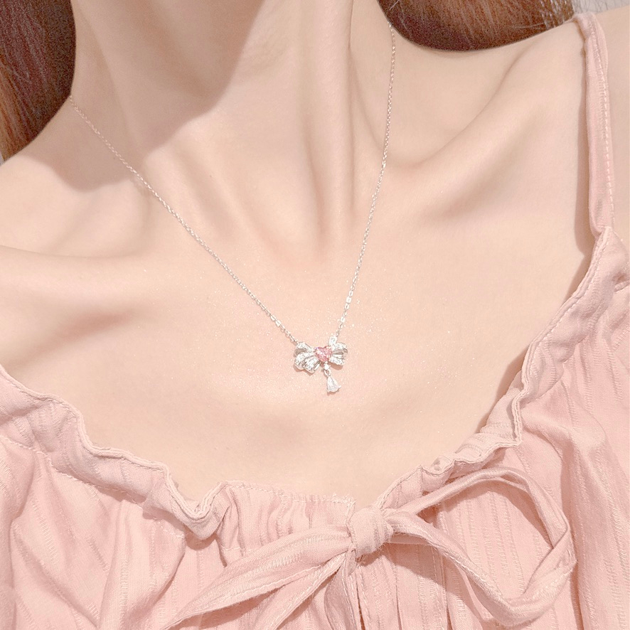 สร้อยคอ เงินแท้ 92.5% ส่งฟรี EMS ♡ รุ่น Janely ♡ - ( #P9 )