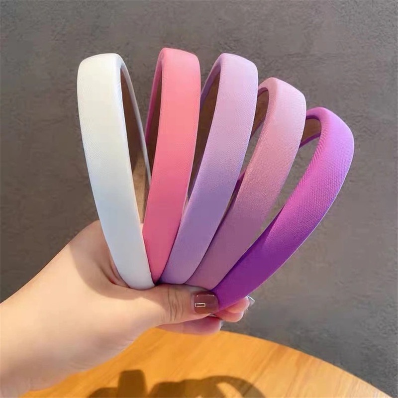 สายคาดศีรษะฟองน้ําคาดศีรษะฤดูร้อนสีแคนดี้น่ารักสําหรับเด็กผู้หญิง