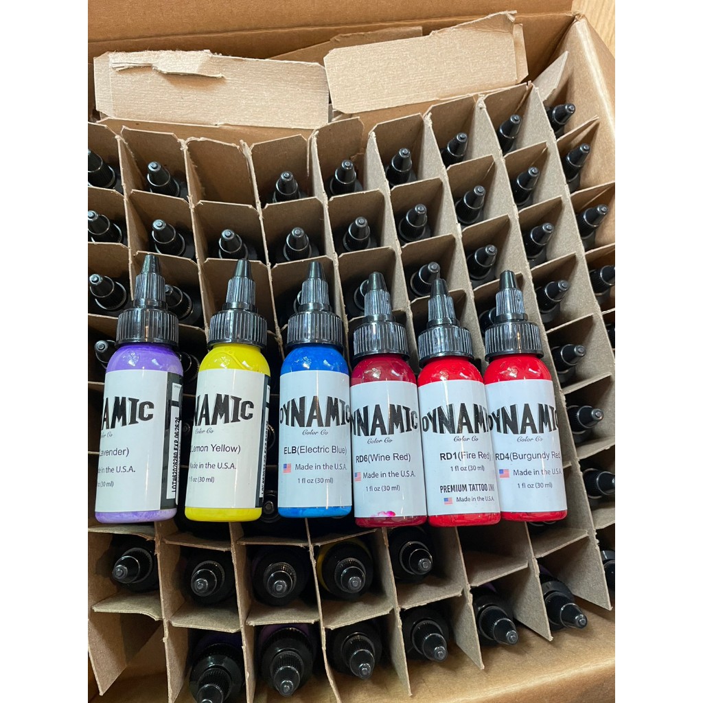 สีสักร่างกาย หมึกสัก Dynamic Tattoo Ink 1oz มีให้เลือกหลายสี
