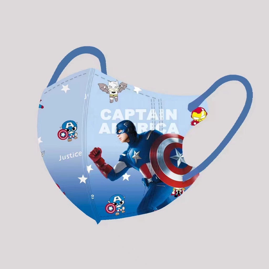 ส่งเร็ว หน้ากากอนามัย ลายการ์ตูน 3D 4d 4Plymask 3D สําหรับเด็กผู้ชาย 10 ชิ้น ต่อแพ็ก Zg888Thmask 4d 50 ชิ้น