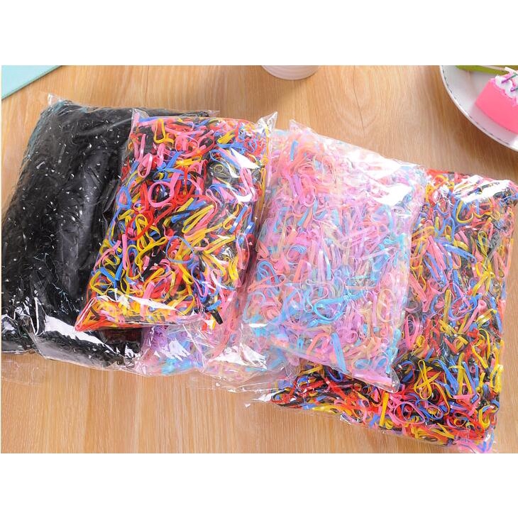หนังยางรัดผม 500 ชิ้น/ถุง