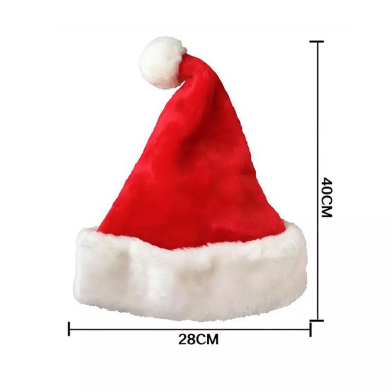 หมวก หมวกคริสต์มาส แซนตี้ ซานตาคลอส ของเด็ก ของผู้ใหญ่ x-mas พร้อมส่ง