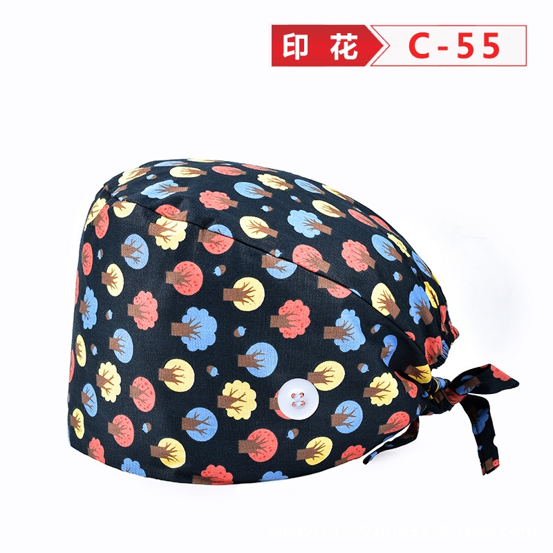 หมวกพิมพ์ลายการ์ตูนพร้อมผ้าขนหนูปุ่มกับผ้าขนหนู C-51~90