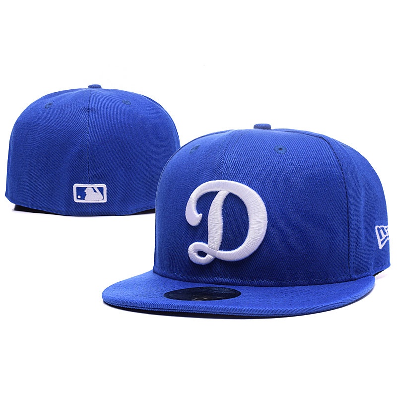 หมวกแก๊ปแฟชั่น MLB LA DODGERS Los Angeles 59 สไตล์ฮิปฮอป สําหรับผู้ชาย ผู้หญิง 3