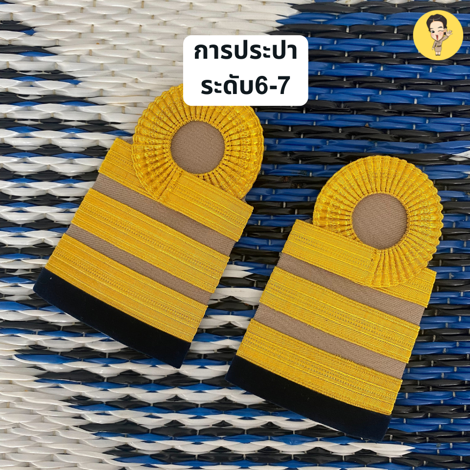 อินทรธนูประปา/บ่าชุดกากีการประปา/ บ่าการประปา /เครื่องหมายข้าราชการ