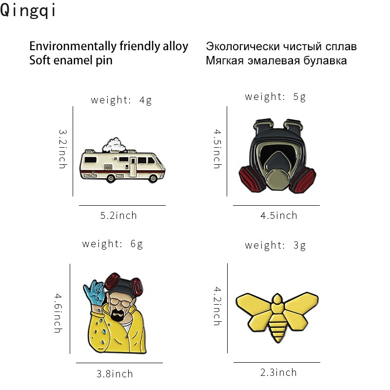เข็มกลัด รูปการ์ตูนตลก เครื่องประดับ สําหรับเป็นมิตรกับสิ่งแวดล้อม