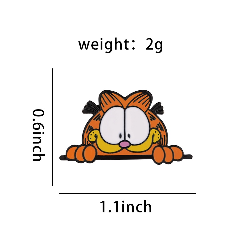 เข็มกลัด รูปการ์ตูนแมวการ์ฟิลด์น่ารัก เครื่องประดับ สําหรับเพื่อน