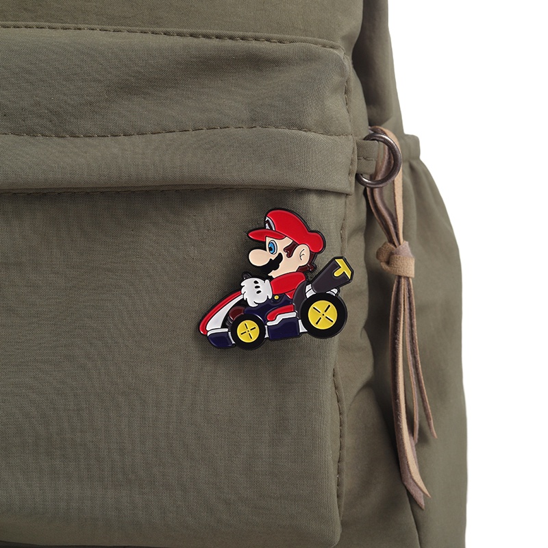 เข็มกลัด ลายเกมมาริโอ้ Yoshi Mario Luigi เครื่องประดับ สําหรับเพื่อน ขี่รถจักรยานยนต์