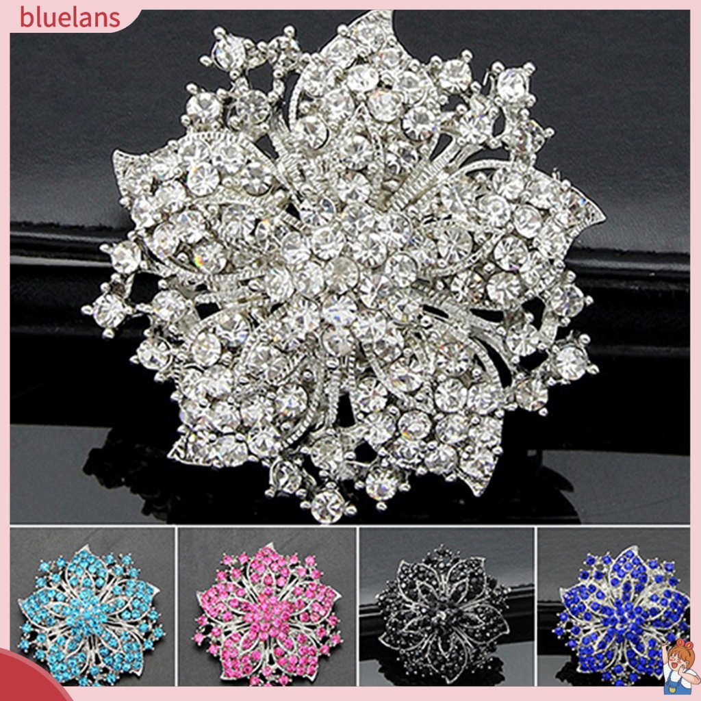 เข็มกลัดทรงกลมชุบเงินลายดอกไม้ Es Pin