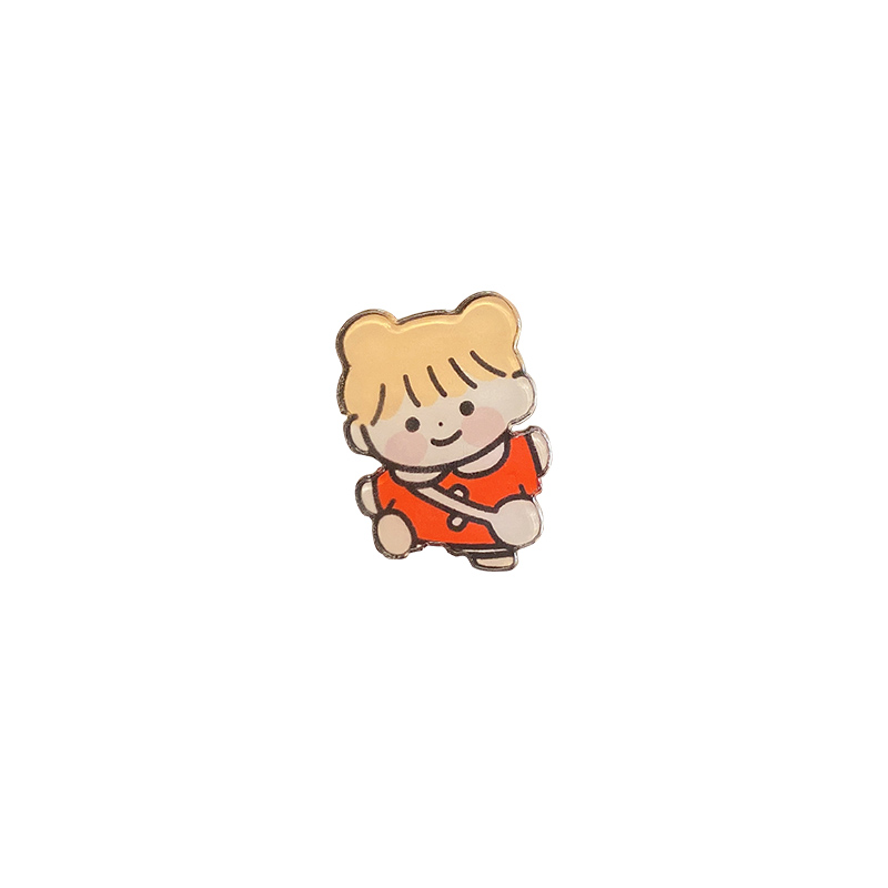 เข็มกลัดลายการ์ตูนน่ารักสําหรับตกแต่งเสื้อผ้า