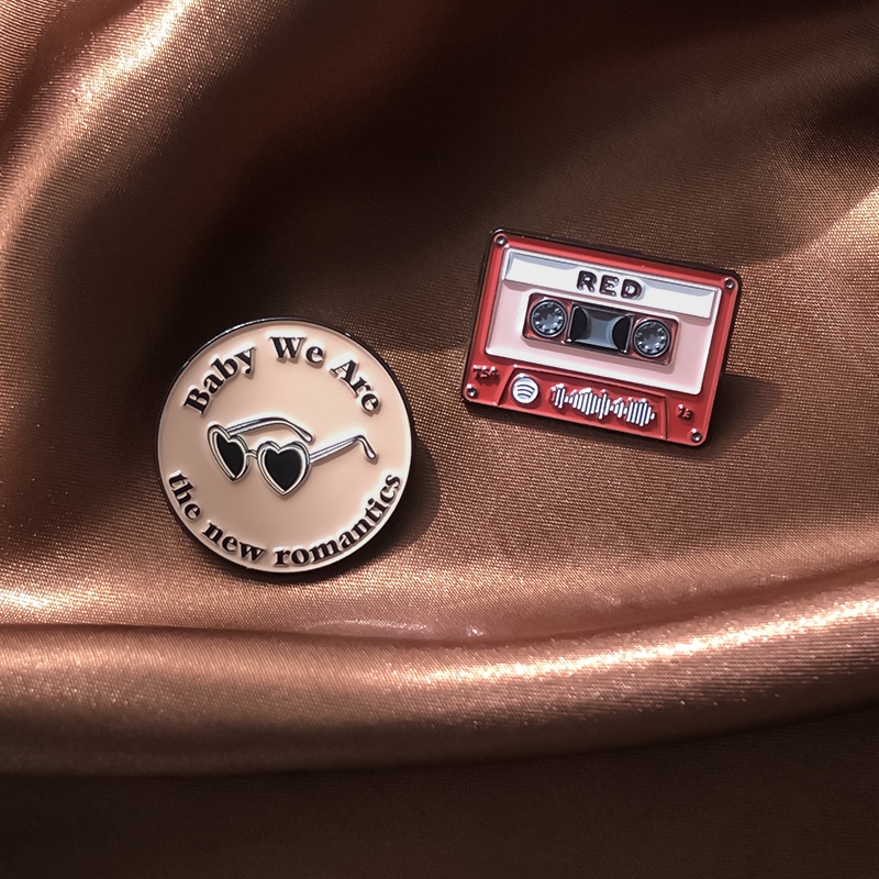 เข็มกลัดโลหะ รูป Taylor Swift Music 25 แบบ สําหรับตกแต่งเสื้อผ้า