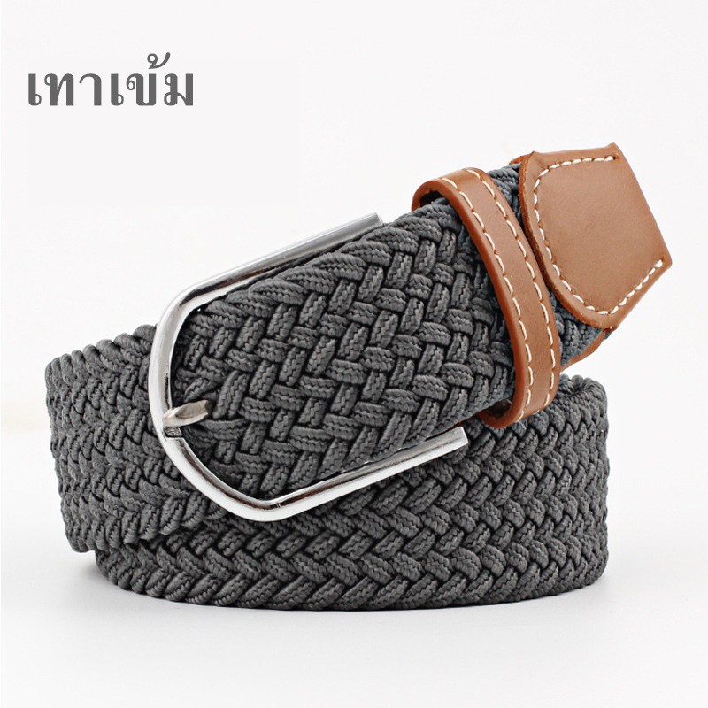 เข็มขัดผู้หญิง เข็มขัดผ้า Canvas สไตล์เกาหลี
