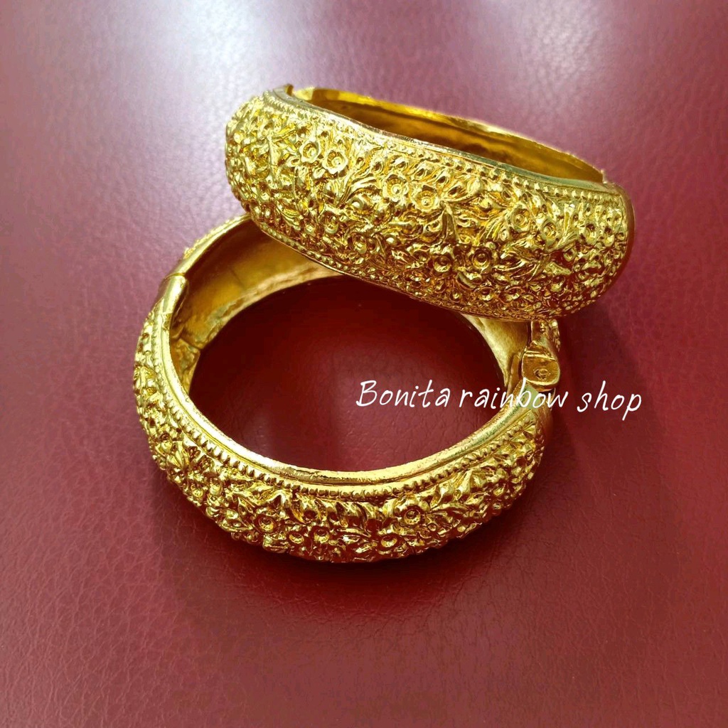 เครื่องประดับชุดไทยล้านนา สีทอง ชุดเซ็ท 6 ชิ้น รุ่น T006